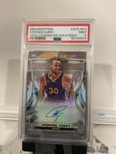 2024-25 Topps Inception Grail Chasing Signatures Stephen Curry #GCS-SCU card
