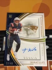 2025 Panini Immaculate Immaculate Rookie Shadowbox Signatures TreVeyon Henderson #15 card