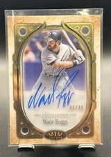 2026 Topps Tier One Clearly Perfect Autographs Wade Boggs #CPA-WB card