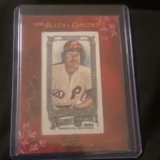 2025 Topps Allen & Ginter Mini Cloth Mike Schmidt #40 card