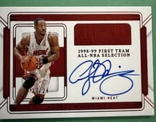 2024-25 Panini National Treasures All-NBA Signatures Alonzo Mourning #13 card