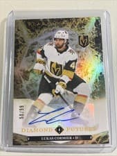2024-25 Upper Deck Black Diamond Diamond Futures Autograph Parallel Lukas Cormier #BDF-LC card