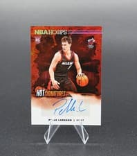 2024-25 Hoops Hot Signatures Rookies Pelle Larsson #HSR-LAR card