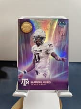 2025 Bowman University Chrome Dean's List Refractor Marcel Reed #DL-1 card
