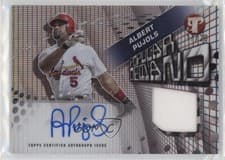 2025 Topps Pristine Popular Demand Autograph Relics Albert Pujols #PPDAR-AP card
