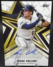 2026 Topps Baseball Stars Autographs Isaac Collins #BSA-IC card
