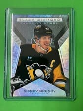 Sidney Crosby 2025-26 Upper Deck Black Diamond Diamond Stars card