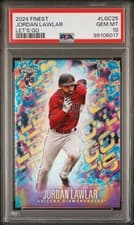 Jordan Lawlar 2024 Topps Finest Let’s Go card