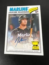 2026 Topps Heritage Real One Autographs Jakob Marsee #ROA-JMA card