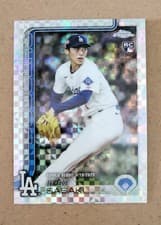 Roki Sasaki 2025 Topps Chrome Update card