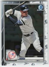 Aaron Judge 2020 Bowman Chrome card