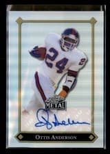 2025 Leaf Metal 92 Autographs Ottis Anderson #92L-OA1 card