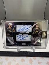 2026 Topps Chrome Black Pitch Black Pairings Dual Autographs Bubba Chandler #PDPA-SC card