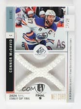 2024-25 SP Game Used 2024 Stanley Cup Finals Net Cord Relics Connor McDavid #SCN-CM card