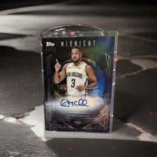2025-26 Topps Midnight Midnight Sun Signatures CJ McCollum #MS-CM card