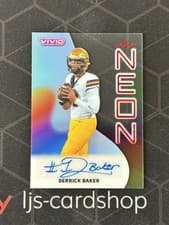 2025 Leaf Vivid Neon Autographs Derrick Baker #NA-DB1 card