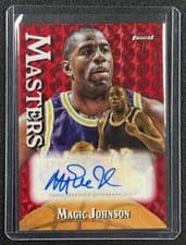 2024-25 Finest Masters Autographs Magic Johnson #MA-MJ card
