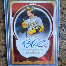 2026 Topps Tier One Prime Performers Autographs Brent Rooker #PPA-BRO card