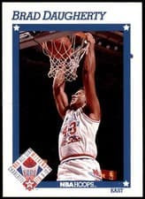 Brad Daugherty 1991-92 Hoops Base Set card