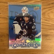 2025-26 Upper Deck Compadres Connor Hellebuyck / Josh Morrissey #CM-12 card