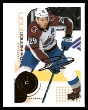 Nathan MacKinnon 2022 Upper Deck MVP 20th Anniversary card