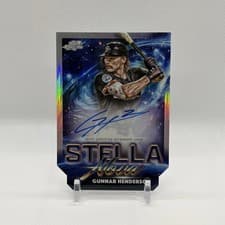 2025 Topps Cosmic Chrome Stella Nova Autographs Gunnar Henderson #SNA-GH card