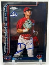 2025 Topps Pro Debut Chrome Autographs Dante Nori #PDC-59 card