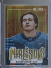 2025-26 Upper Deck Allure Impressions Macklin Celebrini #I-4 card