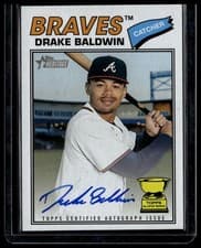 2026 Topps Heritage Real One Autographs Drake Baldwin #ROA-DBA card