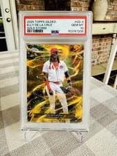 2025 Topps Gilded Collection Gold Storm Elly De La Cruz #GS-4 card