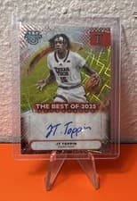 2025-26 Bowman University Best The Best of 2025 Autographs JT Toppin #BA-JT card
