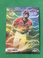 2025 Topps Chrome Lightning Leaders Ronald Acuña Jr. #LL-3 card