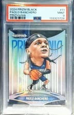 Paolo Banchero 2024-25 Panini Prizm Black Prizmania card