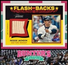 2026 Topps Heritage Flashback Relics Reggie Jackson #FBR-RJ card