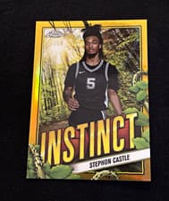 2024-25 Topps Chrome Instinct Stephon Castle #INS-28