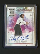 2025 Panini Impeccable WNBA Canvas Creations Cheryl Miller #1 card