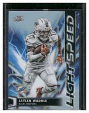 2025 Topps Cosmic Chrome Light Speed Jaylen Waddle #LS-31 card
