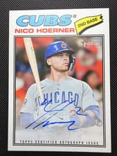 2026 Topps Heritage Real One Autographs Nico Hoerner #ROA-NH card