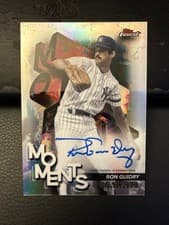2024 Finest Moments Autographs Ron Guidry #FMA-RG card