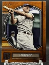 2025 Topps Museum Collection Base Set Lou Gehrig #90 card