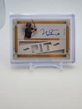 2025 Panini National Treasures Die-Cut Material Autographs Wyatt Sanford #12 card