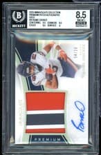 2025 Panini Immaculate Premium Patch Autographs Rome Odunze #19 card