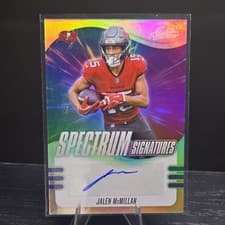 2025 Panini Absolute Spectrum Signatures Jalen McMillan #SPS-JMN card