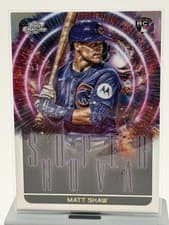 2025 Topps Cosmic Chrome Supernova Matt Shaw #S-23 card