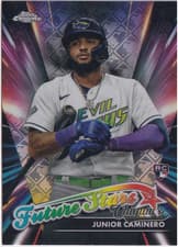 2024 Topps Chrome Logofractor Edition Future Stars Junior Caminero #FSLE-5 card