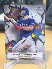2025 Finest Smashing Through Wyatt Langford #S-21 card