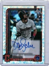 Daniel Schneemann 2025 Topps Chrome Logofractor Edition Rookie Autographs card
