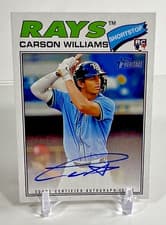2026 Topps Heritage Real One Autographs Carson Williams #ROA-CW card