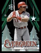 2025 Topps Holiday Evergreen Ivan Rodriguez #E-13