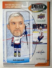 2024-25 Upper Deck Playmakers Alex Ovechkin #PM-8 card